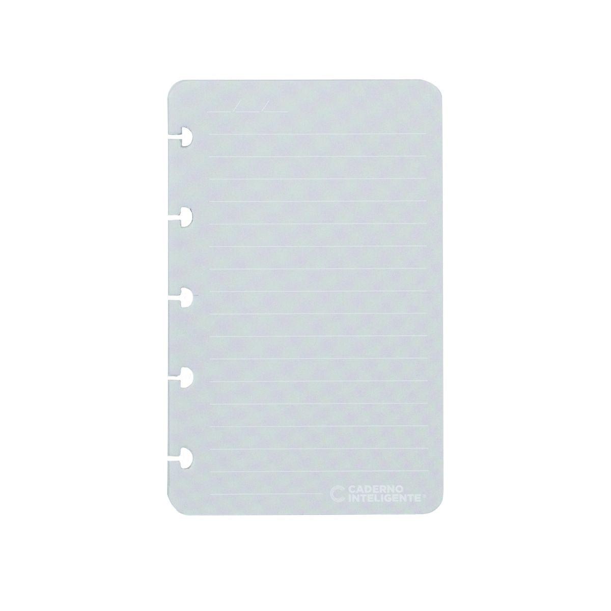 Refil Pautado Caderno Inteligente Inteligine Linhas Brancas 50 Folhas 120g - Palácio da Arte