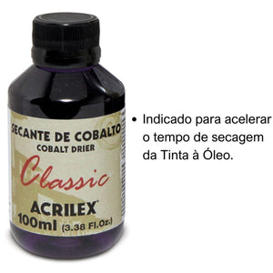 Secante de Cobalto Acrilex 100ml - Palácio da Arte