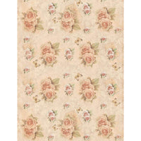 Slim Paper Decoupage Litoarte SPL-016 Rosas e Cartas Vintage 47x34cm - Palácio da Arte