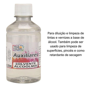 Solvente Alcoolmix Diluente 250ml True Colors - Palácio da Arte