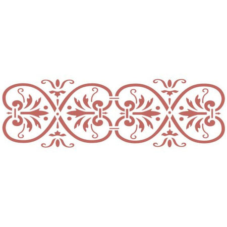 Stencil Acrilex 30x10 1173 Floral 3 - Palácio da Arte