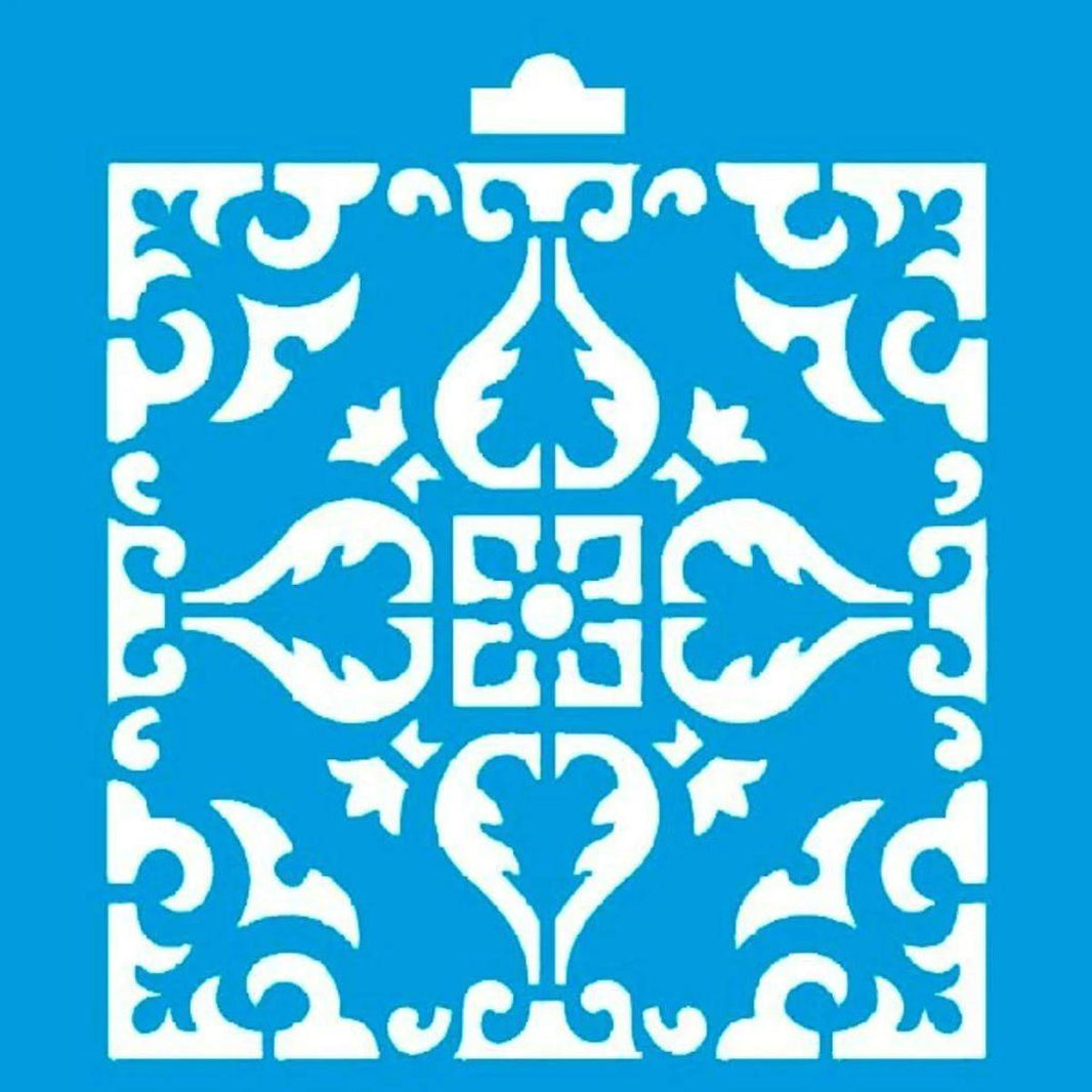 Stencil Litoarte 10x10 STX-002 Arabesco - Palácio da Arte