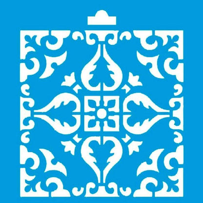 Stencil Litoarte 10x10 STX-002 Arabesco - Palácio da Arte