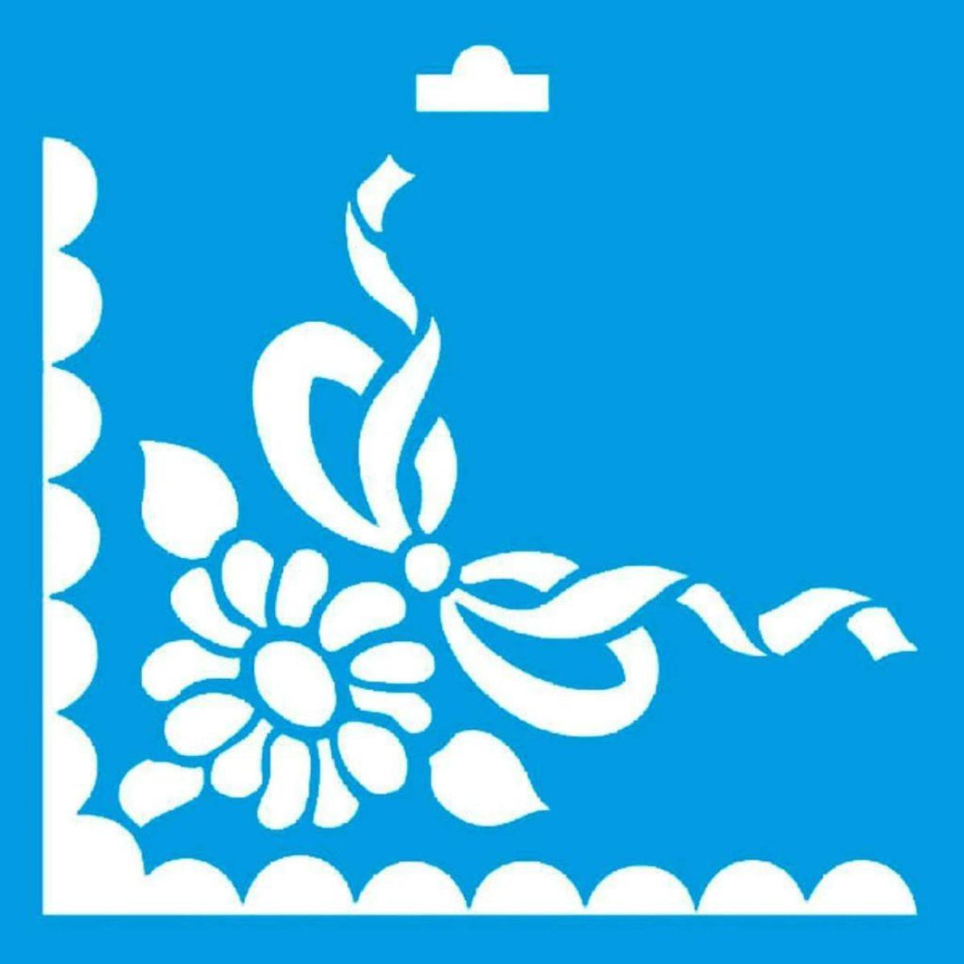 Stencil Litoarte 10x10 STX-050 Flor - Palácio da Arte