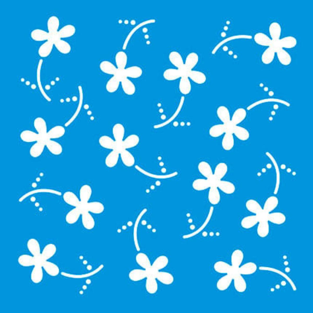 Stencil Litoarte 10x10 STX-195 Florzinha - Palácio da Arte