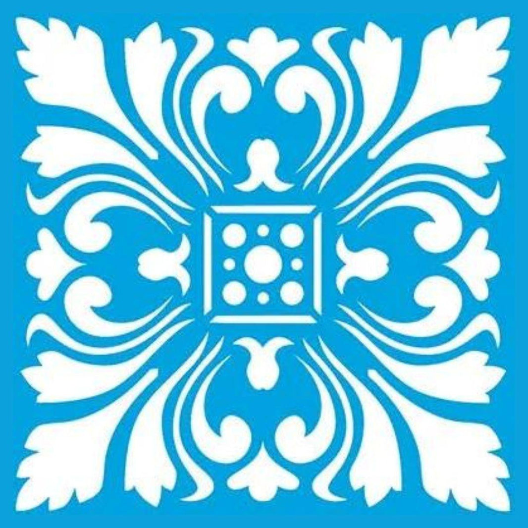Stencil Litoarte 10x10 STX-314 Azulejo Imperial - Palácio da Arte