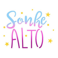 Stencil Litoarte 10x10 STX-378 Sonhe Alto - Palácio da Arte