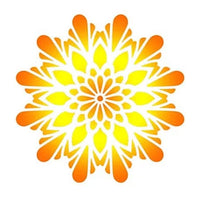Stencil Litoarte 10x10 STX-385 Mandala I - Palácio da Arte