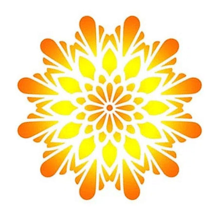 Stencil Litoarte 10x10 STX-385 Mandala I - Palácio da Arte
