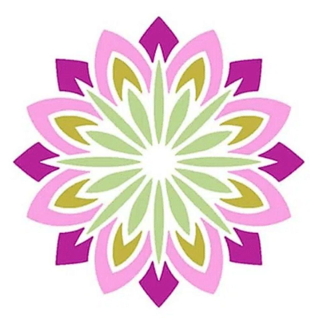 Stencil Litoarte 10x10 STX-388 Mandala III - Palácio da Arte