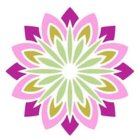 Stencil Litoarte 10x10 STX-388 Mandala III - Palácio da Arte