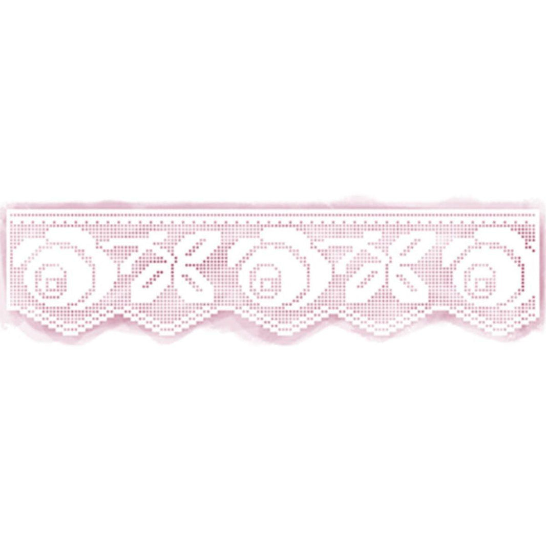 Stencil Litoarte 10x42 STAG1-004 Renda Rosas - Palácio da Arte