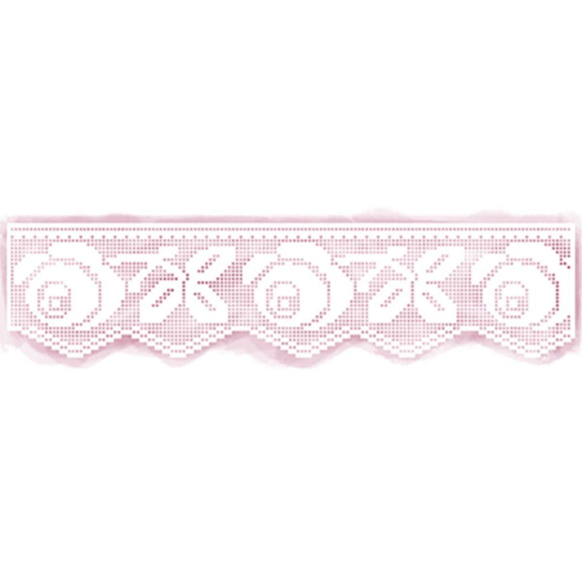 Stencil Litoarte 10x42 STAG1-004 Renda Rosas - Palácio da Arte
