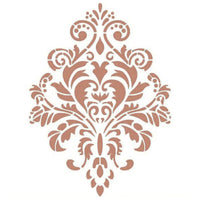 Stencil Litoarte 14x14 STA-128 Arabesco Ornamento - Palácio da Arte
