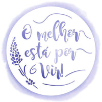 Stencil Litoarte 14x14 STA-134 Frase O Melhor está por Vir - Palácio da Arte