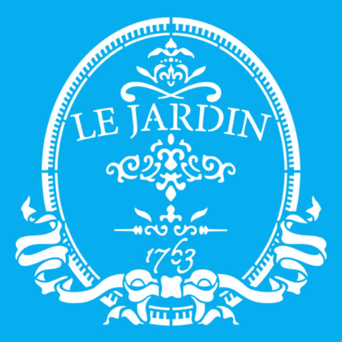 Stencil Litoarte 14x14 STA-150 Le Jardin - Palácio da Arte