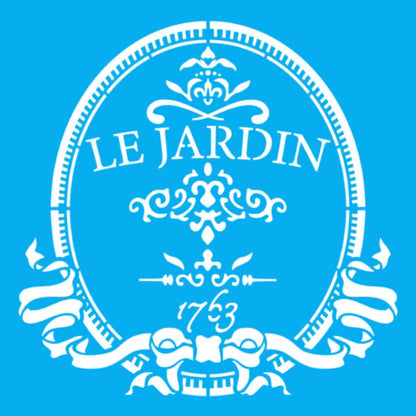 Stencil Litoarte 14x14 STA-150 Le Jardin - Palácio da Arte