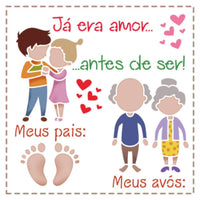 Stencil Litoarte 14x14 STA-152 Já Era Amor Antes de Ser - Palácio da Arte