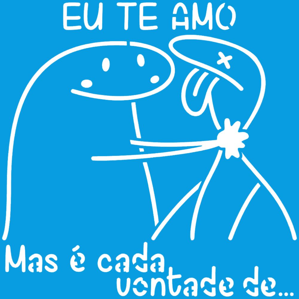 Stencil Litoarte 14x14 STA-198 Flork Frase Eu te Amo - Palácio da Arte