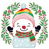 Stencil Litoarte 14x14 STAN-020 Natal Boneco de Neve - Palácio da Arte