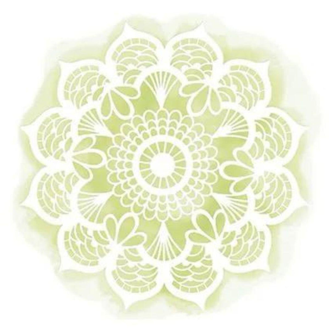 Stencil Litoarte 16x21 STA2-015 Mandala Rendada - Palácio da Arte