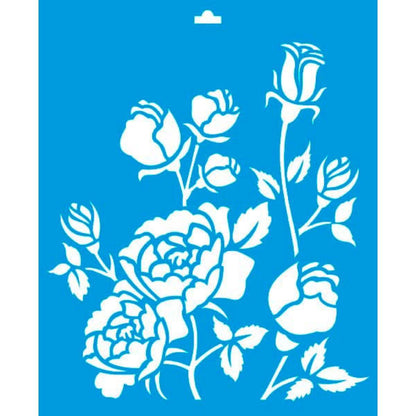 Stencil Litoarte 17x21 STM-014 Flores - Palácio da Arte