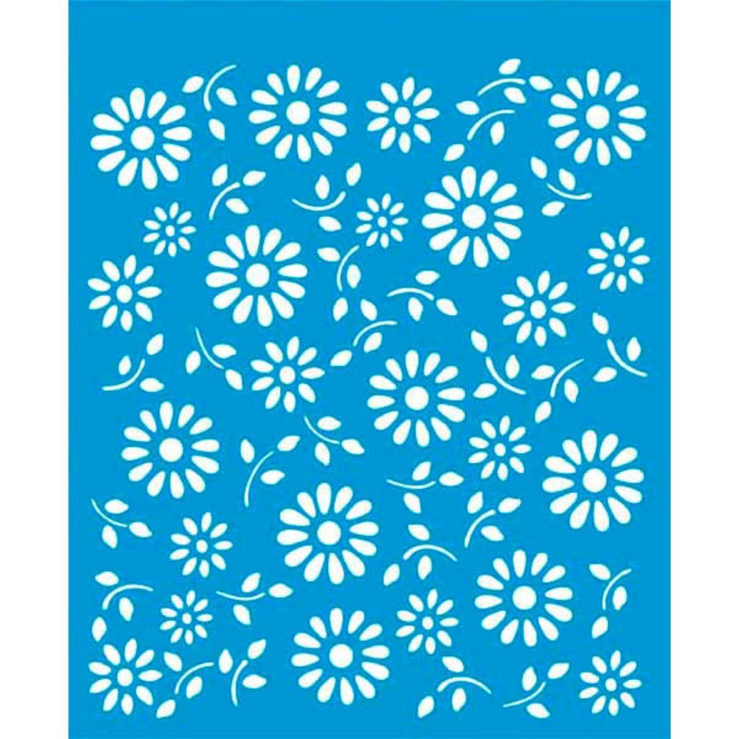 Stencil Litoarte 17x21 STM-022 Flores - Palácio da Arte