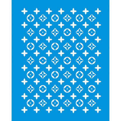 Stencil Litoarte 17x21 STM-684 Textura Flores - Palácio da Arte