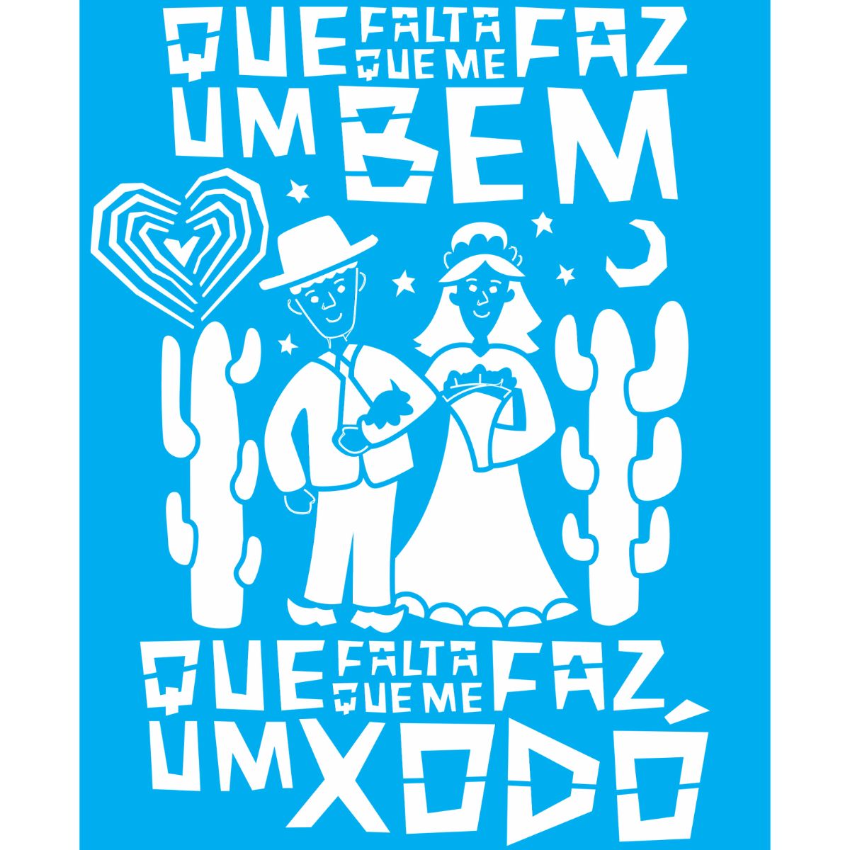 Stencil Litoarte 17x21 STM-765 Xilografia Nordestina - Palácio da Arte