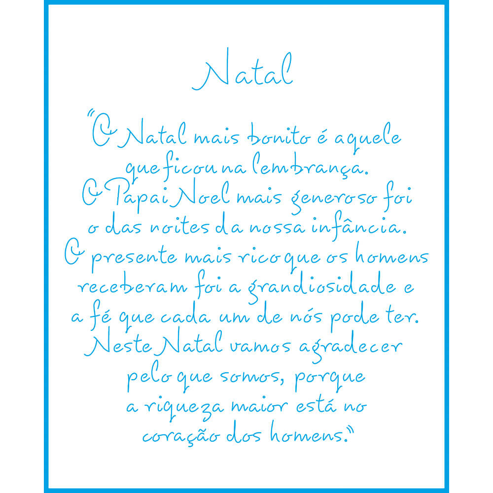 Stencil Litoarte 17x21 STMN-017 Natal Frase Natalina - Palácio da Arte