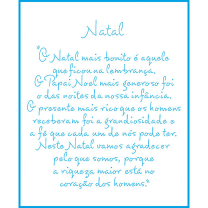 Stencil Litoarte 17x21 STMN-017 Natal Frase Natalina - Palácio da Arte