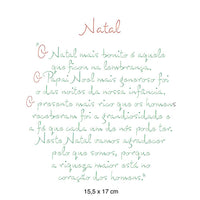 Stencil Litoarte 17x21 STMN-017 Natal Frase Natalina - Palácio da Arte