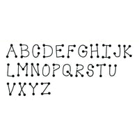 Stencil Litoarte 17x42 STG-023 Letras 3,5 à 4cm - Palácio da Arte