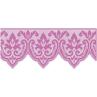 Stencil Litoarte 17x42 STG-078 Renda Filé Arabescos - Palácio da Arte