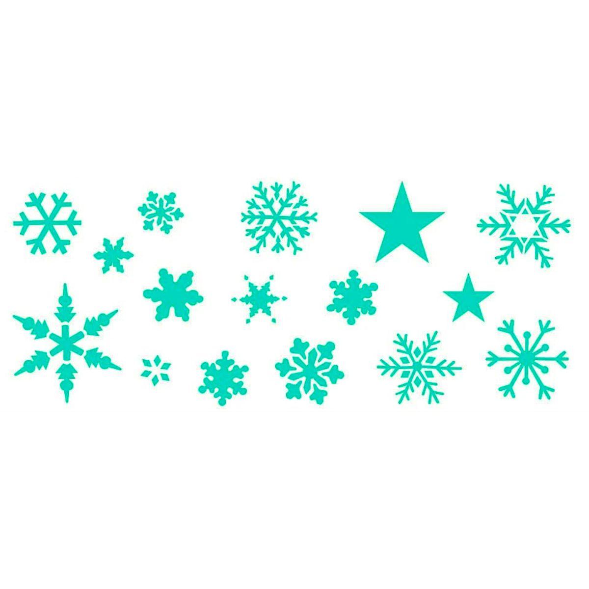 Stencil Litoarte 17x42 STNG-001 Natal Estrelas - Palácio da Arte