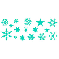 Stencil Litoarte 17x42 STNG-001 Natal Estrelas - Palácio da Arte