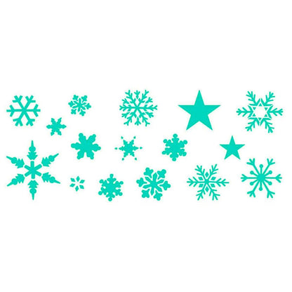 Stencil Litoarte 17x42 STNG-001 Natal Estrelas - Palácio da Arte