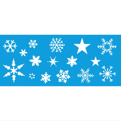 Stencil Litoarte 17x42 STNG-001 Natal Estrelas - Palácio da Arte