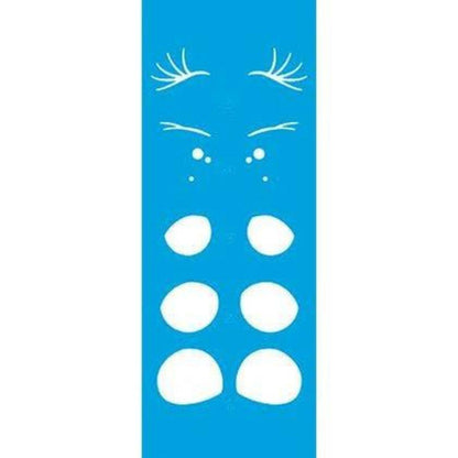Stencil Litoarte 17x6 STP-128 Olhos I - Palácio da Arte