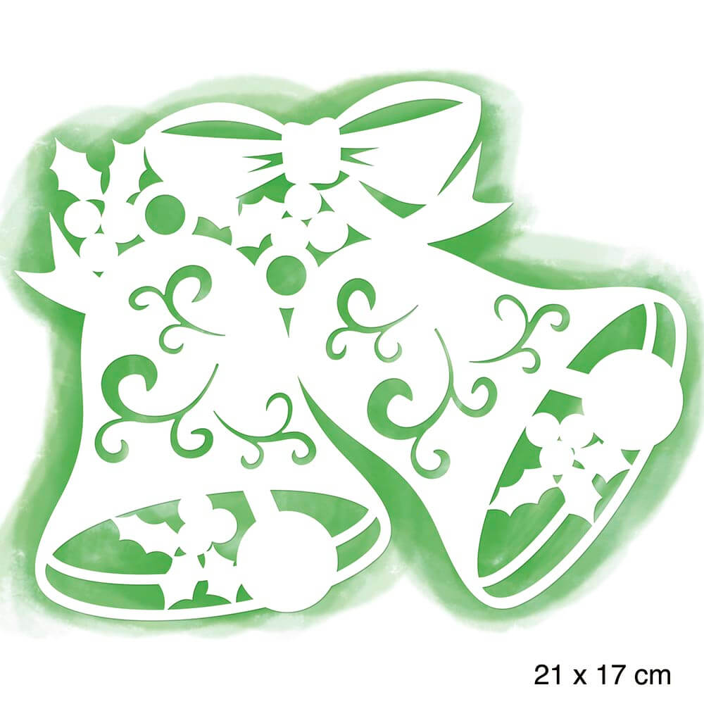 Stencil Litoarte 20x16 STAN2-006 Natal Sinos - Palácio da Arte