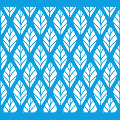 Stencil Litoarte 20x20 STXX-071 Estampa de Folhas - Palácio da Arte