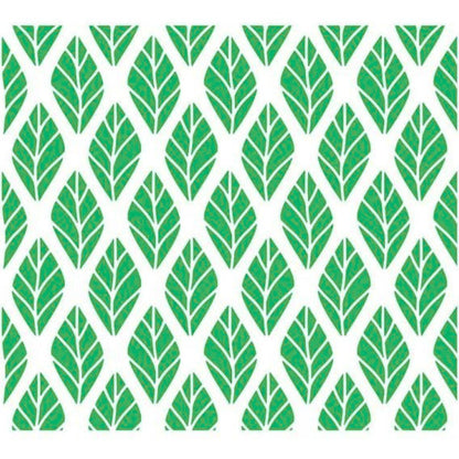 Stencil Litoarte 20x20 STXX-071 Estampa de Folhas - Palácio da Arte