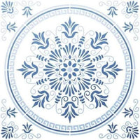 Stencil Litoarte 20x20 STXX-147 Azulejo - Palácio da Arte