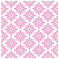 Stencil Litoarte 20x20 STXX-162 Estampa de Ornamentos Florais - Palácio da Arte