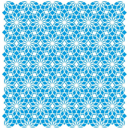 Stencil Litoarte 20x20 STXX-211 Textura Mandala Cobogó - Palácio da Arte