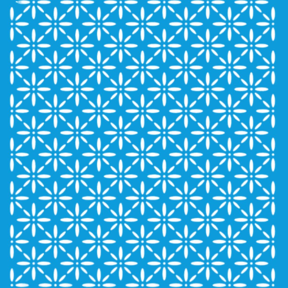 Stencil Litoarte 20x20 STXX-214 Textura Cobogó - Palácio da Arte
