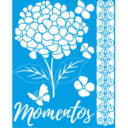 Stencil Litoarte 20x25 STR-203 Momentos - Palácio da Arte