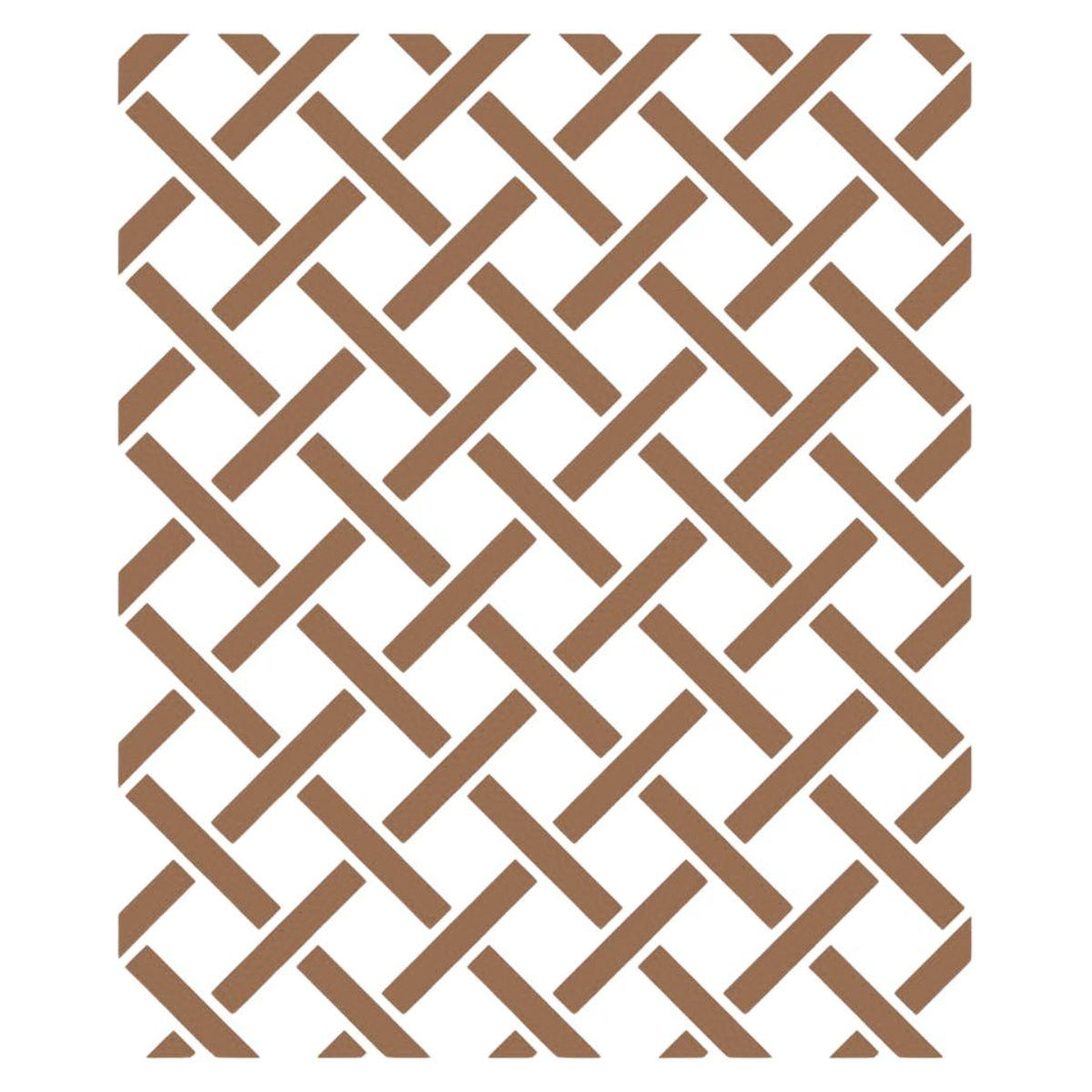 Stencil Litoarte 21x17 STM-694 Estampa Cerca de Treliça - Palácio da Arte