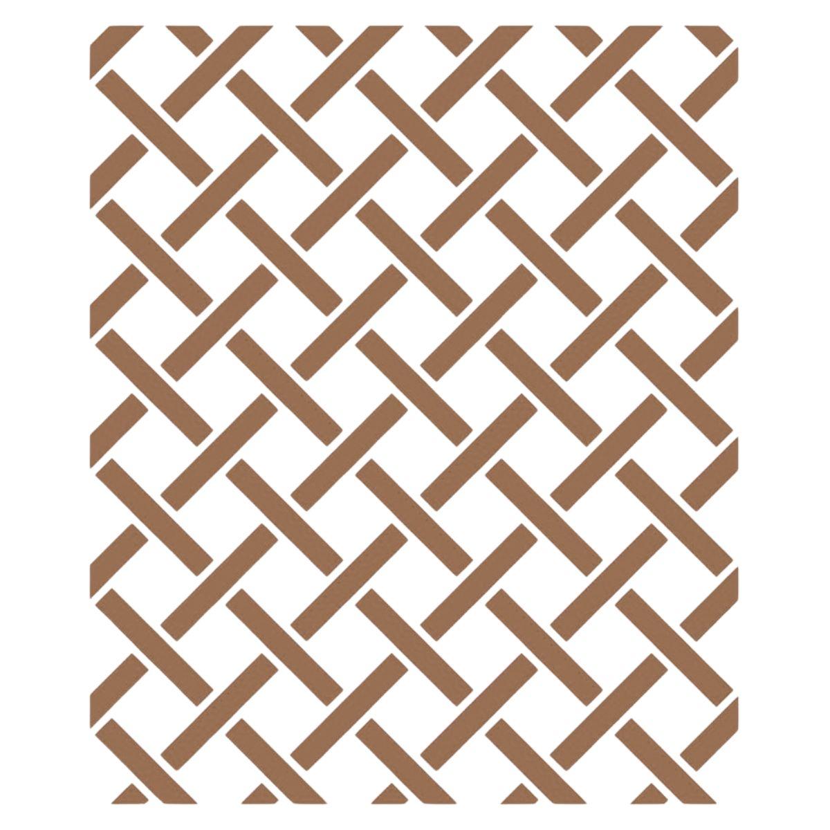 Stencil Litoarte 21x17 STM-694 Estampa Cerca de Treliça - Palácio da Arte