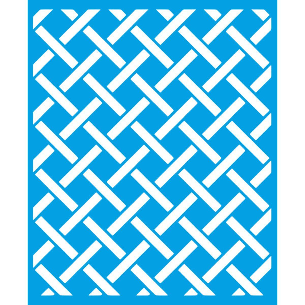 Stencil Litoarte 21x17 STM-694 Estampa Cerca de Treliça - Palácio da Arte